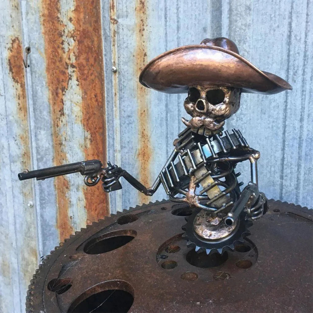 Cowboy Skull Gunner Hood Ornament – Resin Sculpture for Car Decoration. Unique Badass gifts for badass. Unique Badass birthday gifts. Unique Badass Biker Christmas gifts for badasses. Badass skull accessories. Unique Valentine gifts for him. Unique Anniversary gift for him. Unique Anniversary gift for my badass husband. Unique Badass Birthday gift for my badass boyfriend. Badass Birthday gift for my badass husband. Badass gift for bikers.
