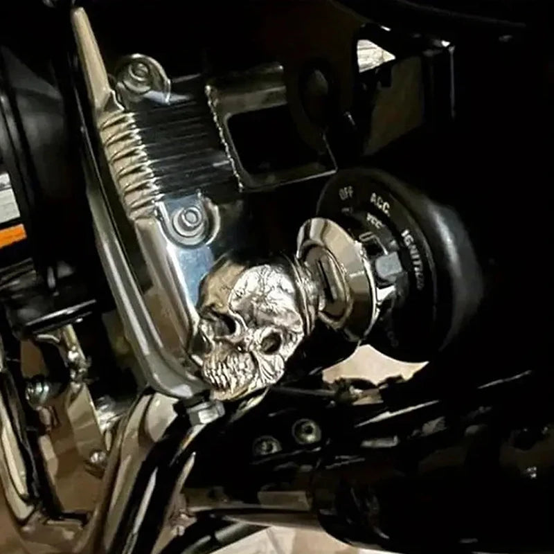Demon Skull Key Pendant – Universal Metal Skull Key Cover. Badass skull accessories. Unique Valentine gifts for him. Unique Anniversary gift for him. Unique Anniversary gift for my badass husband. Unique Badass Birthday gift for my badass boyfriend. Badass Birthday gift for my badass husband. Badass gift for bikers. Skull key cover for Honda. Key cover for motorcycles.