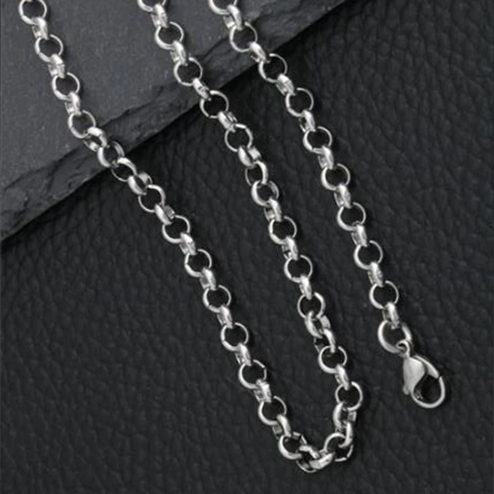 Stainless Steel Geometric O-Chain necklace