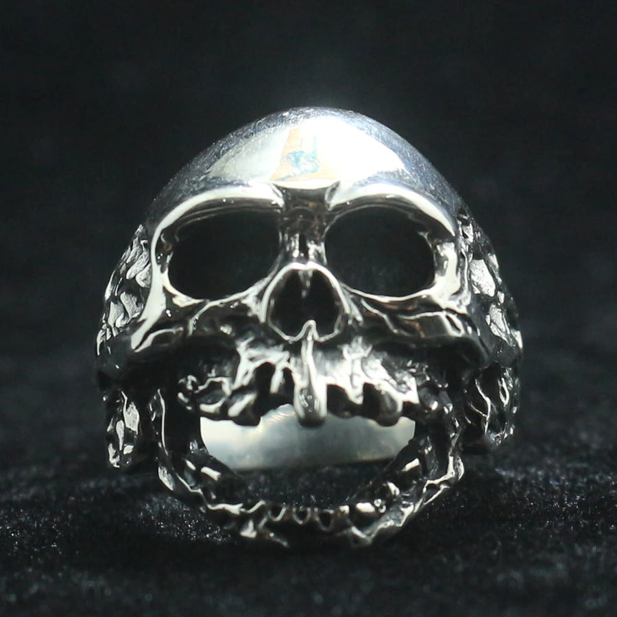 925 Sterling Silver Evil Demon Flaming Skull Ring. Badass birthday gifts. Badass Christmas gifts for badasses. Badass skull accessories. Valentine gifts for him and her. Anniversary gift for him and her. Anniversary gift for my badass husband and wife. Badass Birthday gift for my badass boyfriend and girlfriend. Badass Birthday gift for my badass husband and wife. Coolest gift for dad. Special gift for father's day.