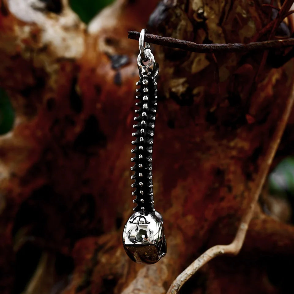Spinal Edge Stainless Steel Skull Pendant