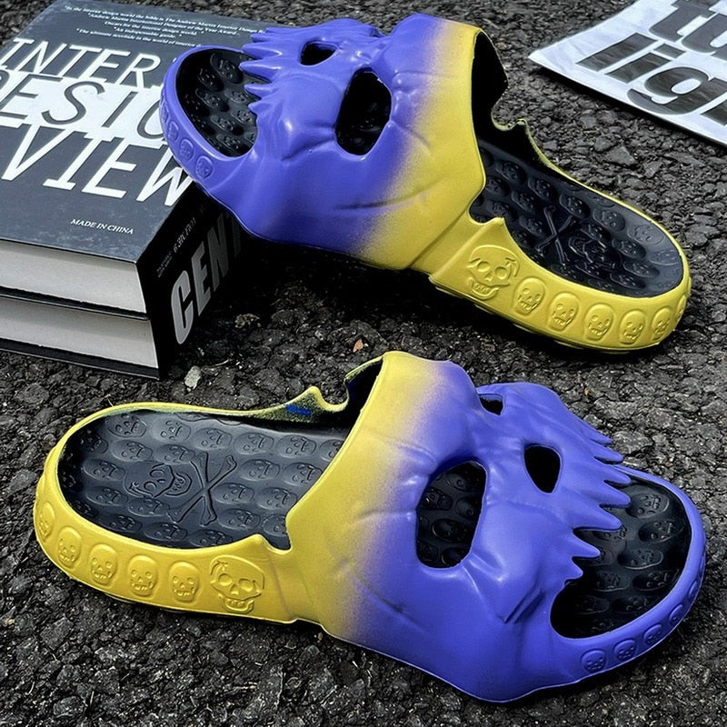 New Badass Gradient Skull Slides. Badass skull Slides. Badass Skull Accessories. Sunken Skull Only.