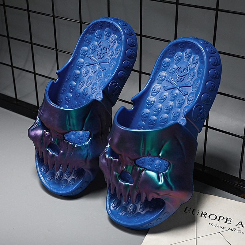 New Badass Gradient Skull Slides. Badass skull Slides. Badass Skull Accessories. Sunken Skull Only.
