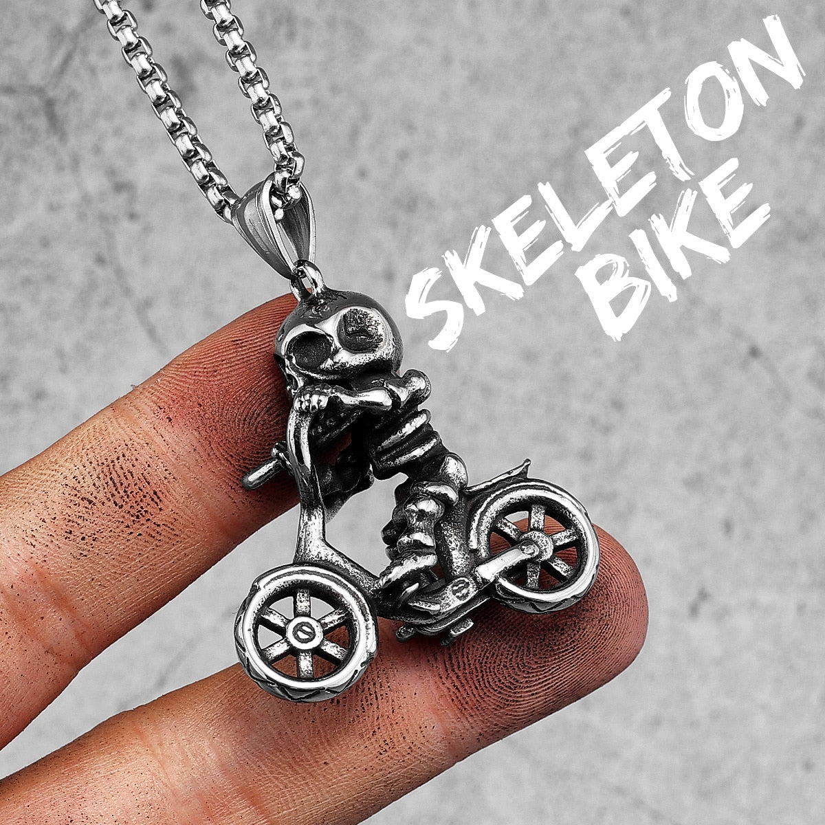 316L Stainless Steel Skull Biker Pendant Necklaces. Skull Pendant for Bikers. Skull Pendant form men. Badass biker pendant. Badass biker skull jewelry. Badass skull jewelry. Badass skull accessories.