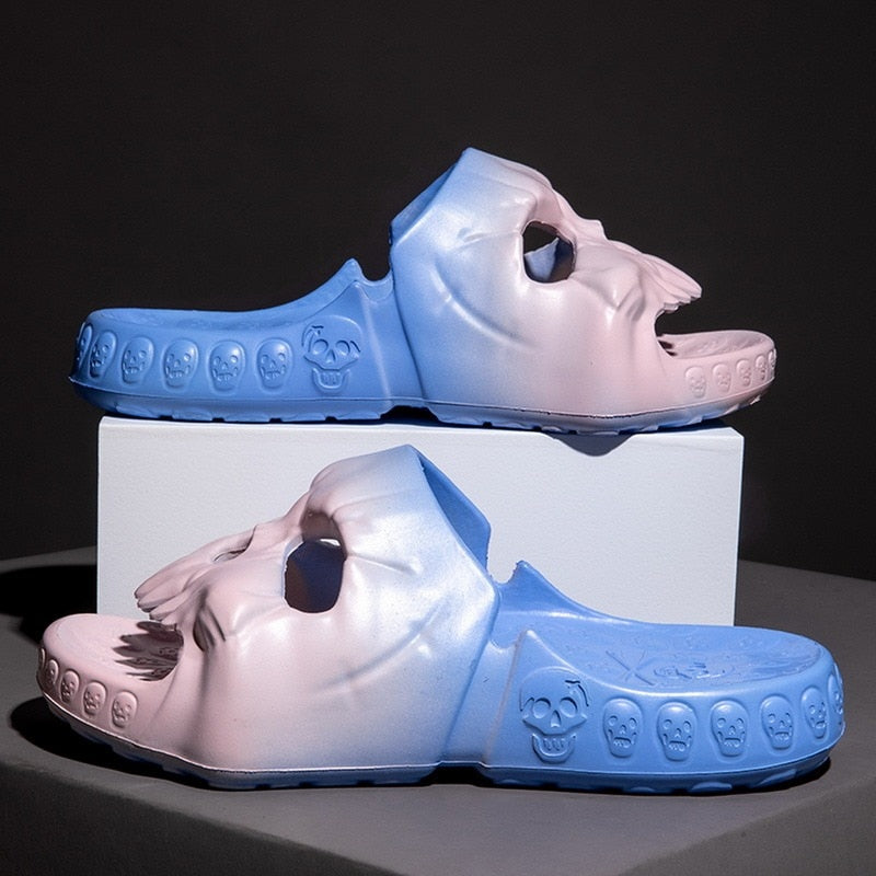 New Badass Gradient Skull Slides. Badass skull Slides. Badass Skull Accessories. Sunken Skull Only.