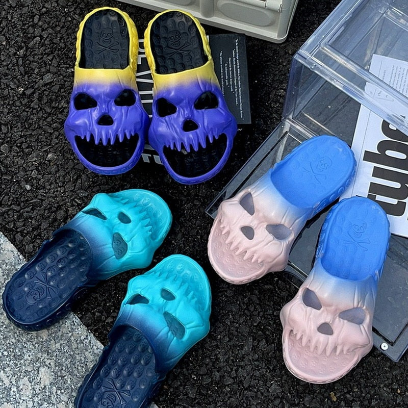 New Badass Gradient Skull Slides. Badass skull Slides. Badass Skull Accessories. Sunken Skull Only.