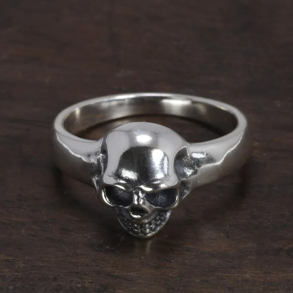 925 Sterling Silver Vintage Skeleton Ring for Men. Badass gifts for badass. Badass birthday gifts. Badass Christmas gifts for badasses. Badass biker skull pendant necklace. Badass biker skull jewelry. Badass skull jewelry. Badass skull accessories. Valentine gifts for him. Anniversary gift for him. Anniversary gift for my badass husband. Badass Birthday gift for my badass boyfriend. Badass Birthday gift for my badass husband.