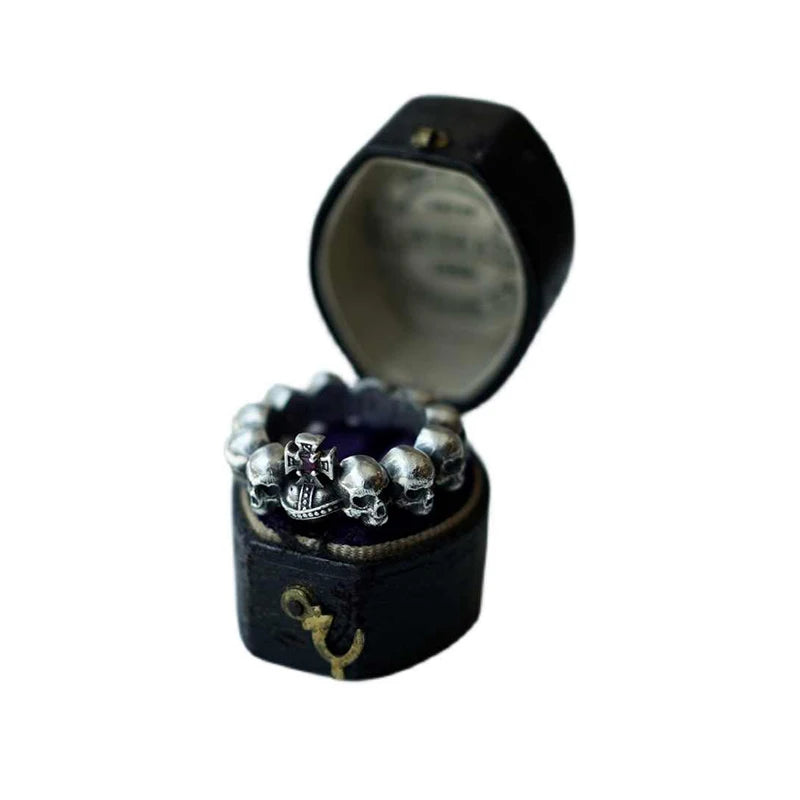 Skull Legion Ring – Badass Gothic Biker Jewelry for Men & Women