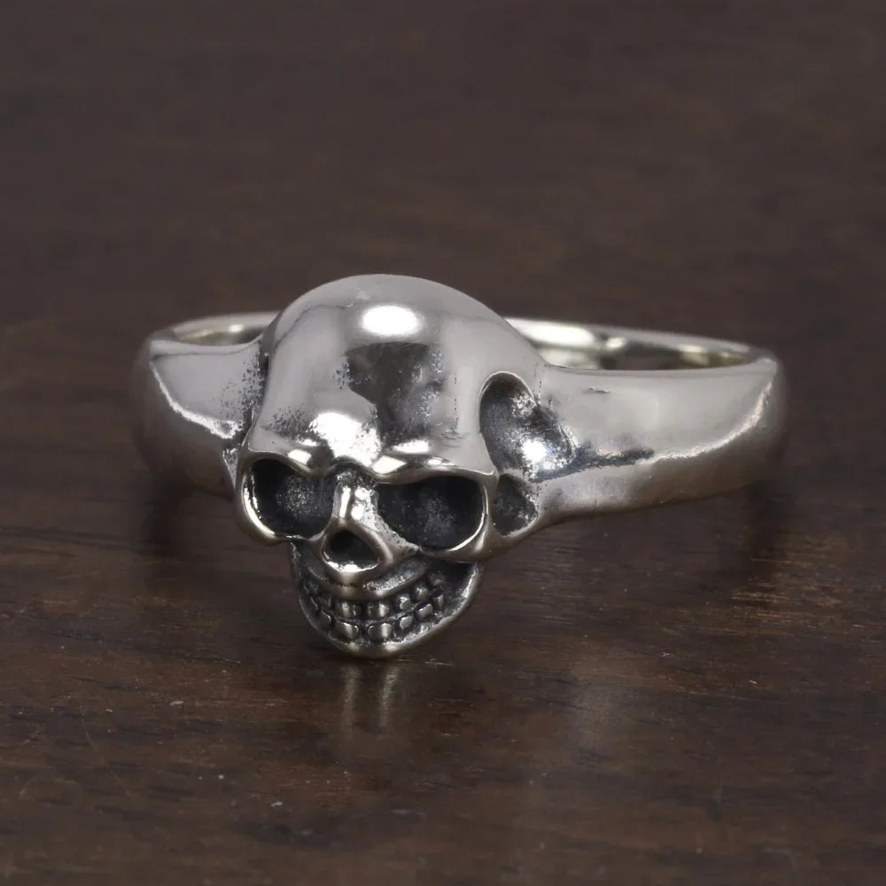 925 Sterling Silver Vintage Skeleton Ring for Men. Badass gifts for badass. Badass birthday gifts. Badass Christmas gifts for badasses. Badass biker skull pendant necklace. Badass biker skull jewelry. Badass skull jewelry. Badass skull accessories. Valentine gifts for him. Anniversary gift for him. Anniversary gift for my badass husband. Badass Birthday gift for my badass boyfriend. Badass Birthday gift for my badass husband.