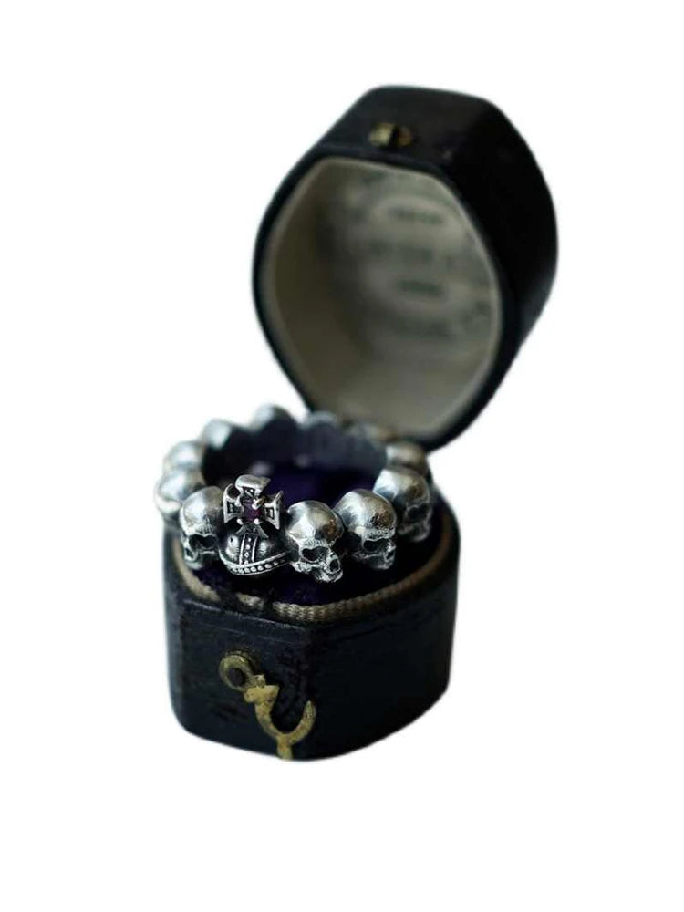 Skull Legion Ring – Badass Gothic Biker Jewelry for Men & Women