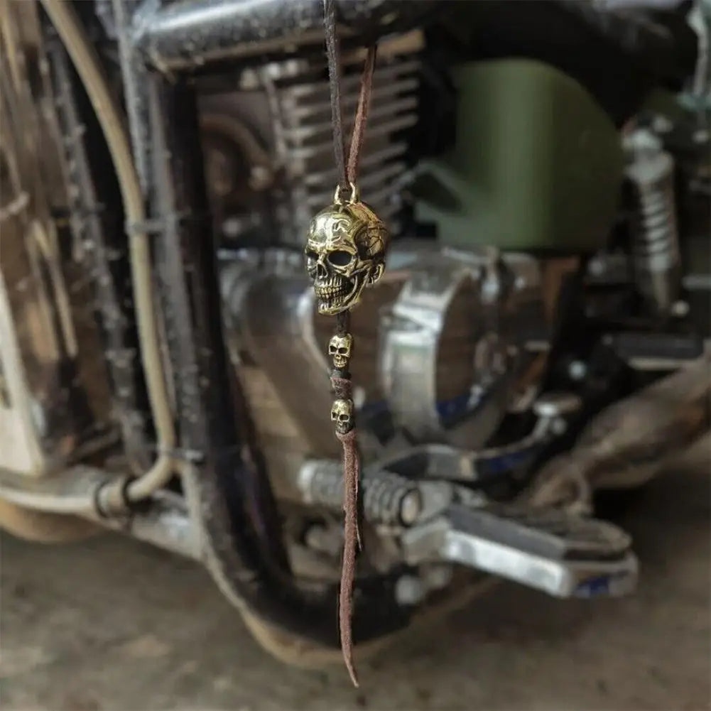 Motorcycle Guardian Skull Bell – Lucky Biker Keychain with Gremlin Protection. Badass birthday gifts. Badass Christmas gifts for badasses. Badass skull accessories. Valentine gifts for him and her. Anniversary gift for him and her. Anniversary gift for my badass husband and wife. Badass Birthday gift for my badass boyfriend and girlfriend. Badass Birthday gift for my badass husband and wife. Coolest gift for dad. Special gift for father's day.
