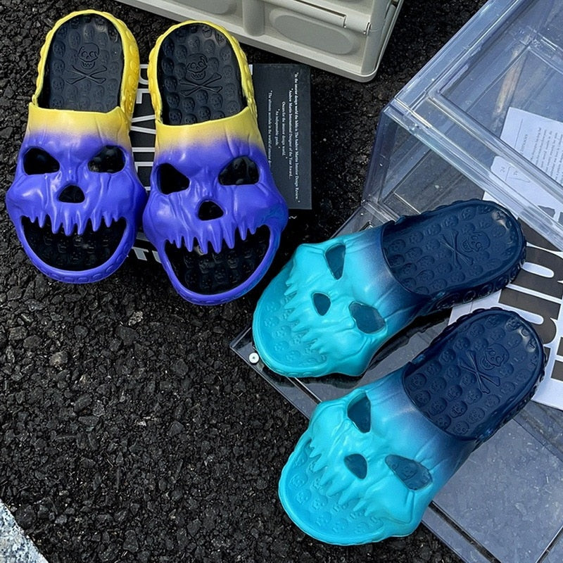 New Badass Gradient Skull Slides. Badass skull Slides. Badass Skull Accessories. Sunken Skull Only.