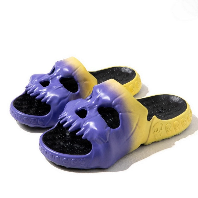 New Badass Gradient Skull Slides. Badass skull Slides. Badass Skull Accessories. Sunken Skull Only.