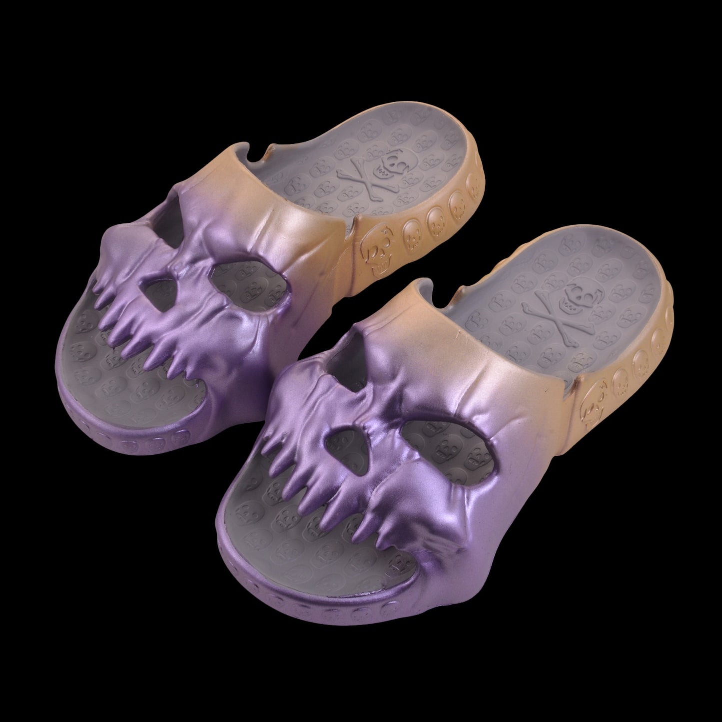 New Badass Gradient Skull Slides. Badass skull Slides. Badass Skull Accessories. Sunken Skull Only.