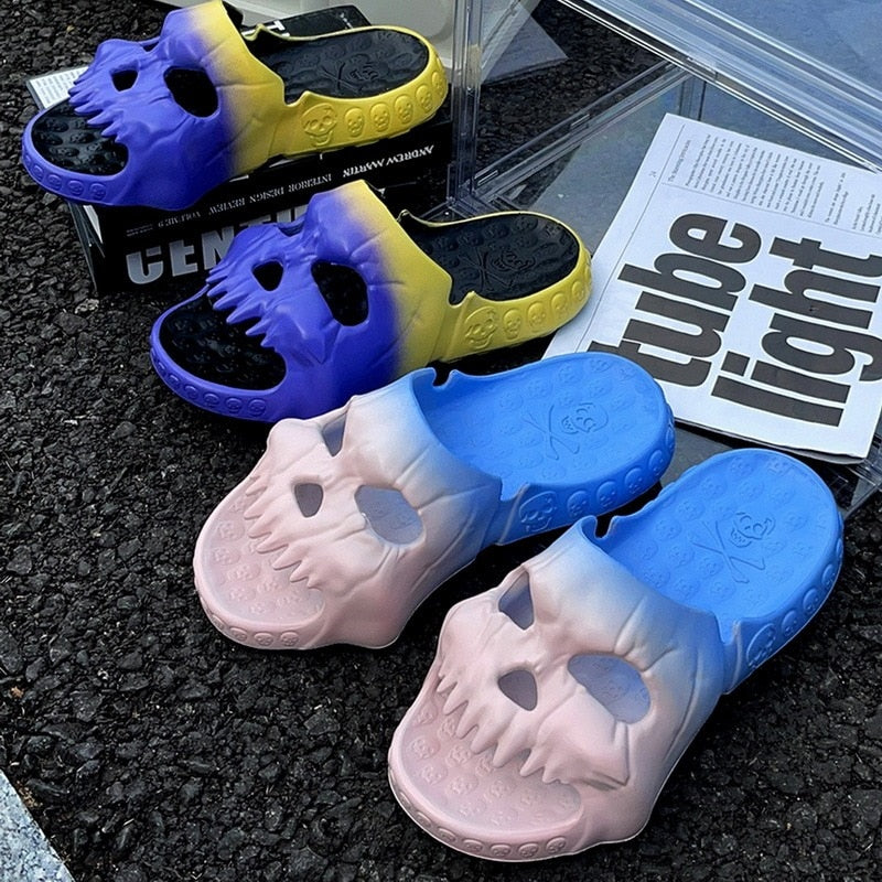 New Badass Gradient Skull Slides. Badass skull Slides. Badass Skull Accessories. Sunken Skull Only.