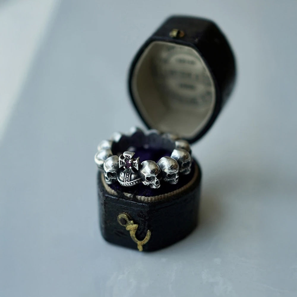 Skull Legion Ring – Badass Gothic Biker Jewelry for Men & Women