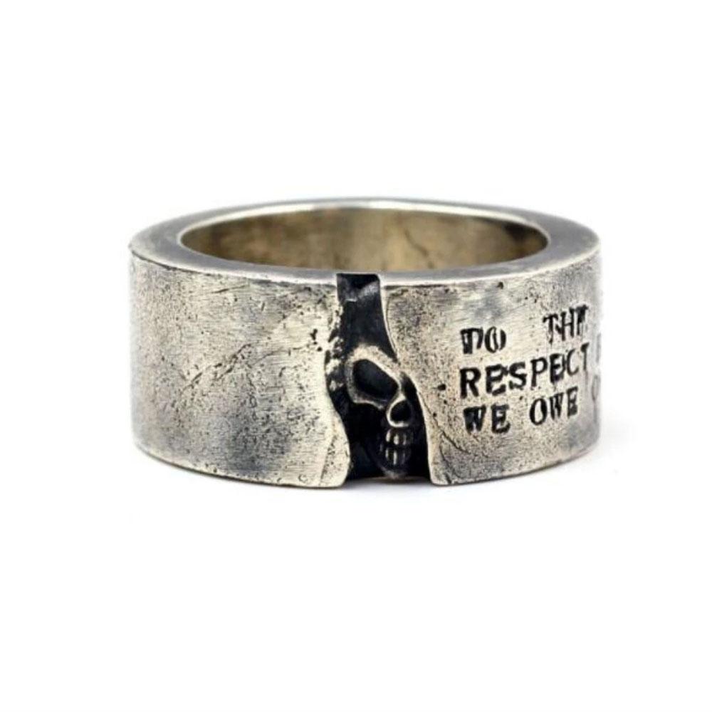 925 Sterling Silver Hidden Devil Skull Ring. Badass skull ring for men. Cool gift for cool man. Badass gift for bikers. Badass jewelry. Badass biker skull jewelry. Badass skulll accessories. Badass gift for badass. Badass skull accessories. Badass skull jewelry. Christmas gift for badass. Christmas gift for bikers. Christmas gifts for tattoo artists.