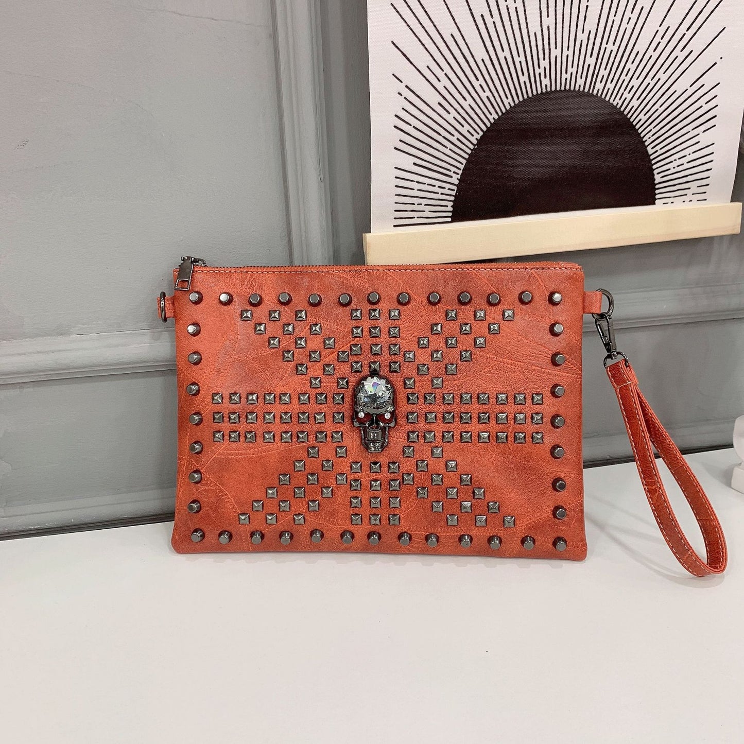 Unisex Messenger Skull Bags. Badass skull handbag. Badass gifts. Badass skull accessories. Badass messenger handbag for men and women.