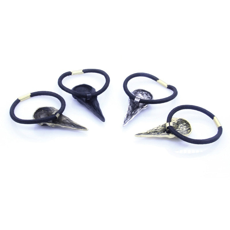 Punk Gothic Metal Crow Skull Hairband