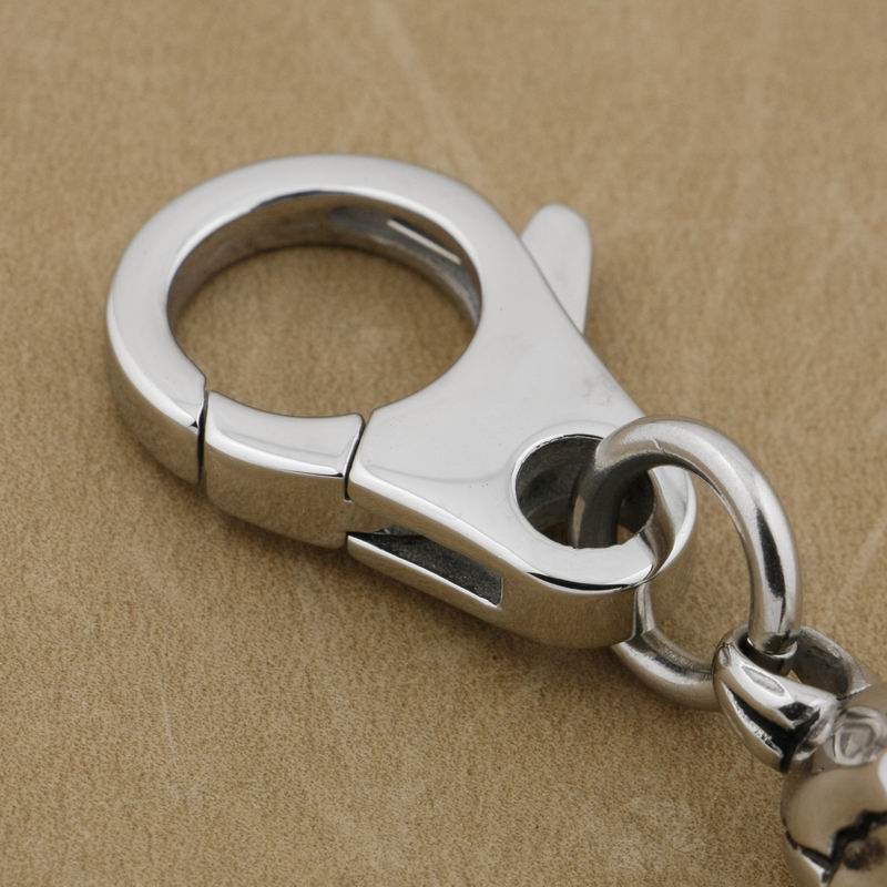 Stainless Steel Punk Skull Biker KeyChain