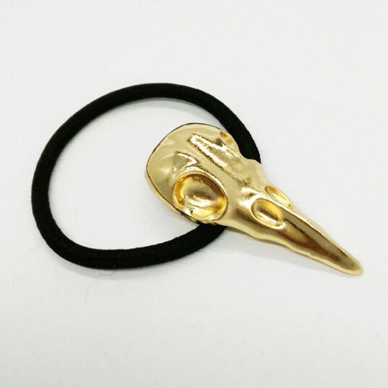 Punk Gothic Metal Crow Skull Hairband