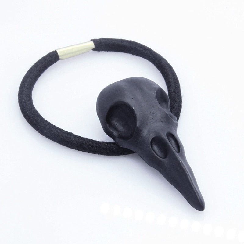 Punk Gothic Metal Crow Skull Hairband