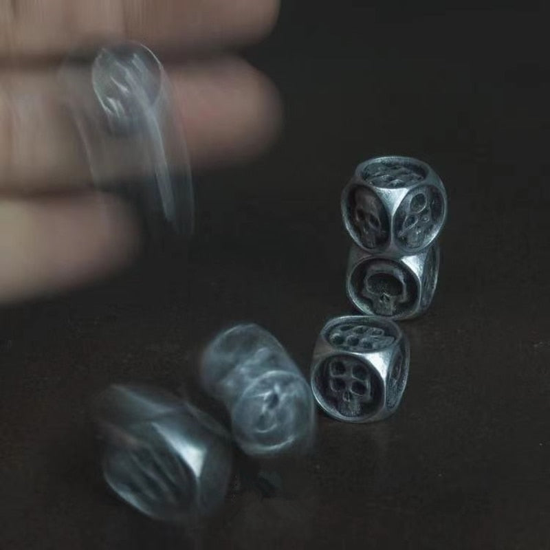 925 Sterling Silver Top-notch Skull Accessories Die or Dices. Badass skull accessories. Badass skull accessory. badass skull accessory collection. Badass gifts for badass.