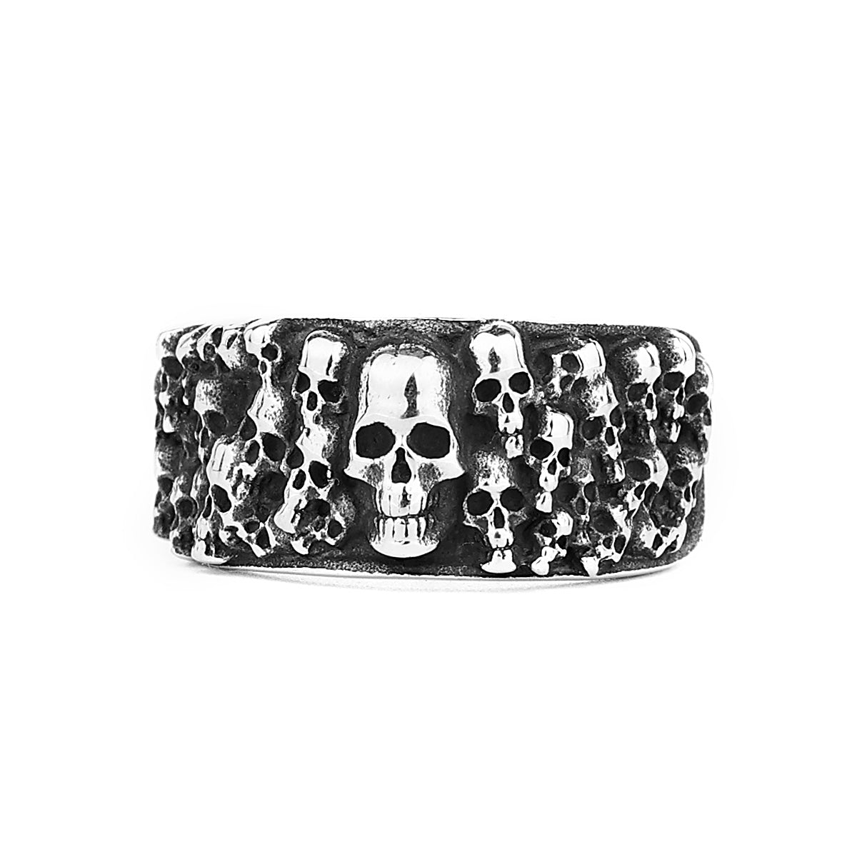 Retro Bad Boy Biker Skull Rings, badass skull ring, badass skull accessories