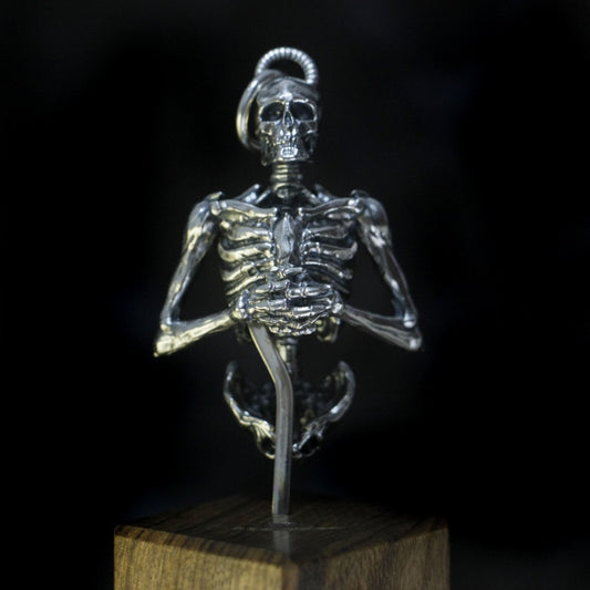 Honour Hero Skeleton Skull Pendant in 925 Sterling Silver Details for Men's Biker Punk Style. badass biker skull pendant. Badass skull pendant for men.skull pendant for men. Badass skull jewelry. Badass skull accessories. Valentine gifts for him. Anniversary gift for him. Anniversary gift for my badass husband. Badass Birthday gift for my badass boyfriend. Badass Birthday gift for my badass husband.