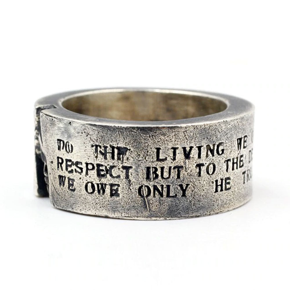 925 Sterling Silver Hidden Devil Skull Ring. Badass skull ring for men. Cool gift for cool man. Badass gift for bikers. Badass jewelry. Badass biker skull jewelry. Badass skulll accessories. Badass gift for badass. Badass skull accessories. Badass skull jewelry. Christmas gift for badass. Christmas gift for bikers. Christmas gifts for tattoo artists.