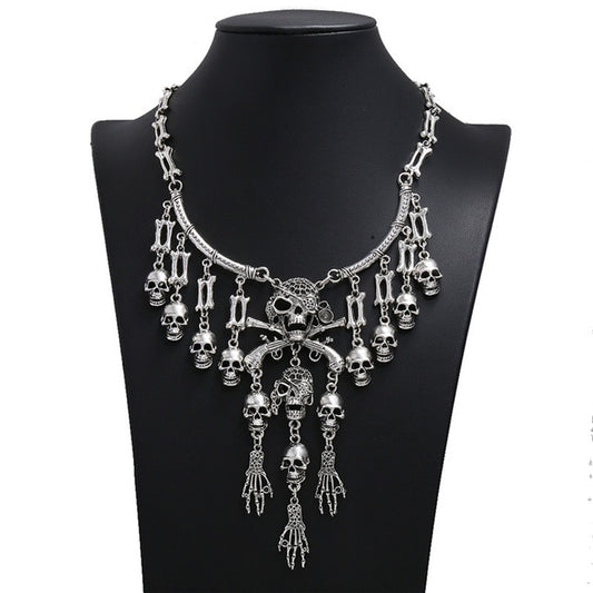 Vintage Pirate Skeleton Necklaces