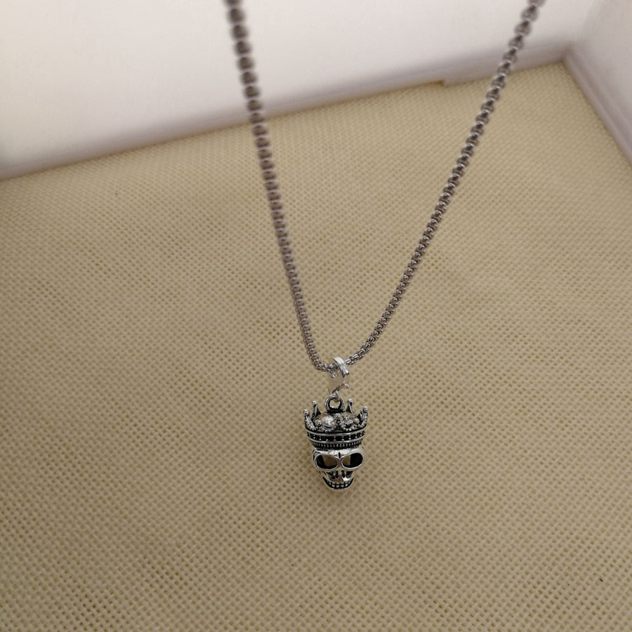 King Crown Skull Necklaces