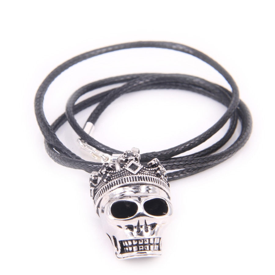 King Crown Skull Necklaces