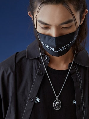 Gothic Skull Cross Pendant Necklace