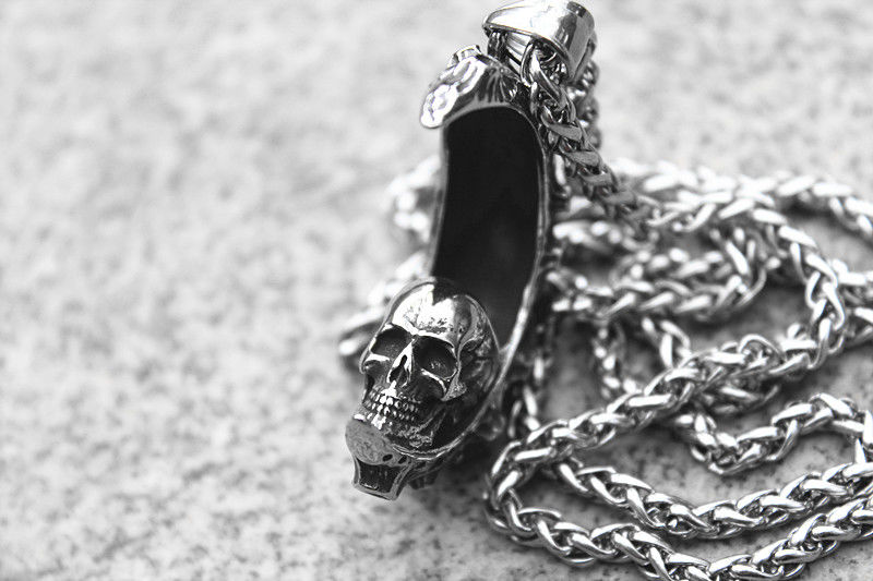 Skill in the Moon Pendant Necklace