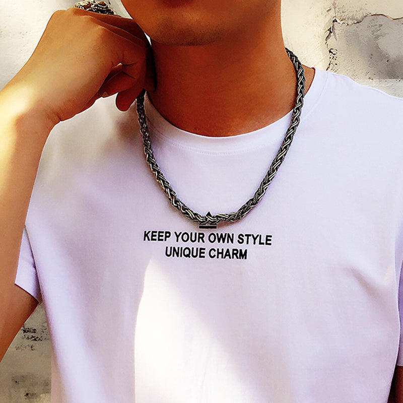 Luxury Handmade Solid 925 Sterling Silver Chain Necklace