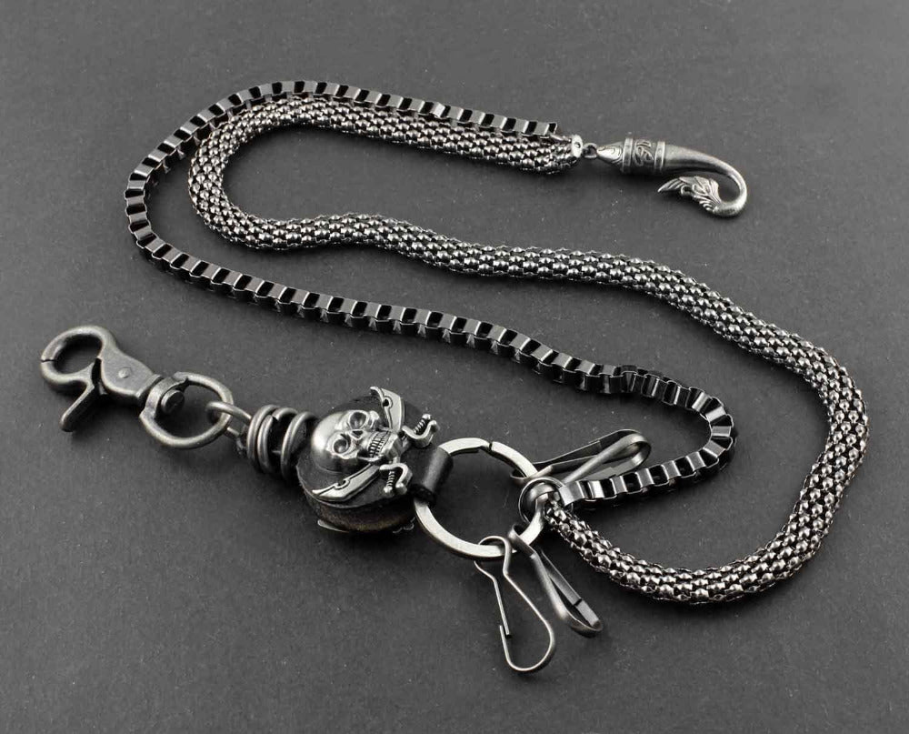Skull Anti Theft Wallet Chain