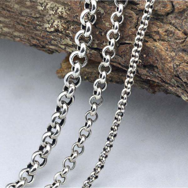 925 Sterling Silver Link Chain Necklace