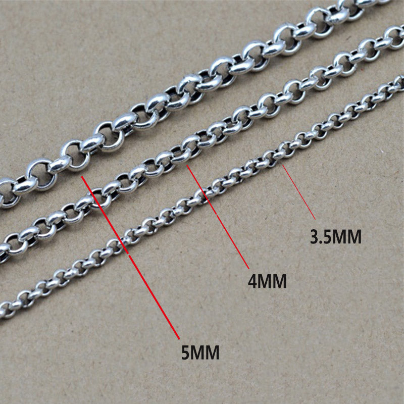 925 Sterling Silver Link Chain Necklace