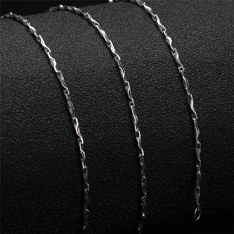 Unique 925 Sterling Silver Chain Necklace