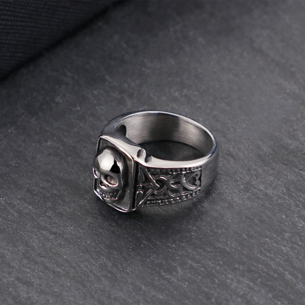 Stainless Steel Punk Gothic Skull Rings