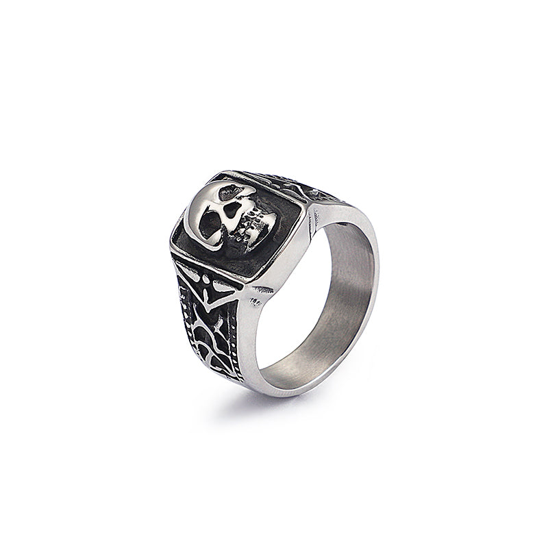 Stainless Steel Punk Gothic Skull Rings