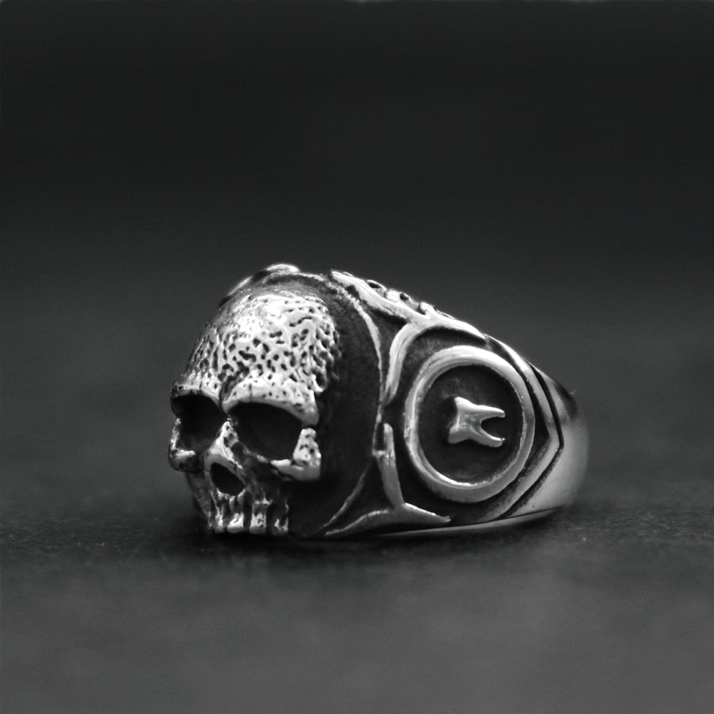 Women Punk Rock Gothic Biker Skull Rings