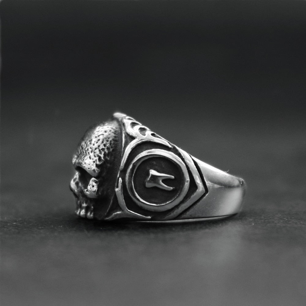 Women Punk Rock Gothic Biker Skull Rings