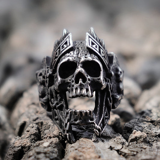 God of War Biker Skull Rings