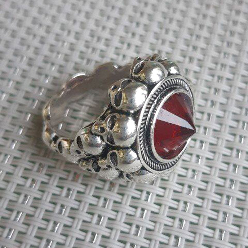 Women Gothic Vintage Skulls CZ Ring. Badass gifts for badass. Badass birthday gifts. Badass Christmas gifts for badasses. Badass skull accessories. Valentine gifts for her. Anniversary gift for her. Anniversary gift for my badass wife. Badass Birthday gift for my badass girlfriend. Badass Birthday gift for my badass wife. Badass gift for gothic lady.