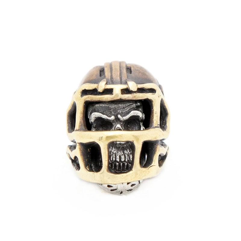 Handmade Rugby Skull Knife Beads for EDC Rope