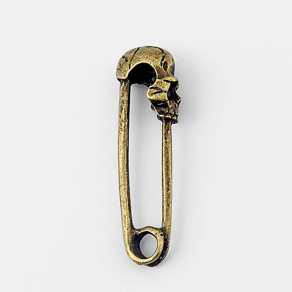 10pcs Vintage Skull Head Connectors