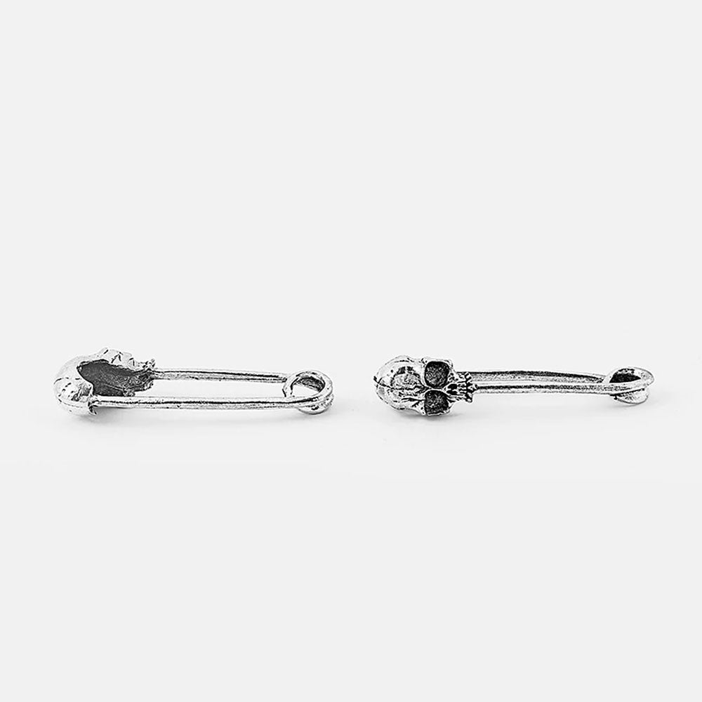 10pcs Vintage Skull Head Connectors