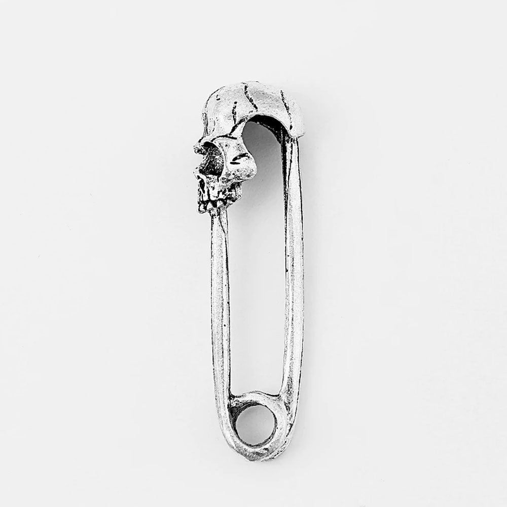 10pcs Vintage Skull Head Connectors